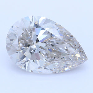 1.39 Carat Pear Cut Lab Created Diamond