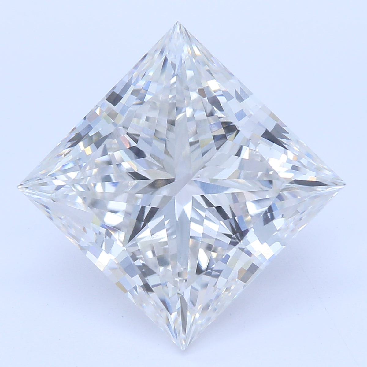 3.84 Carat Princess Cut Lab Created Diamond