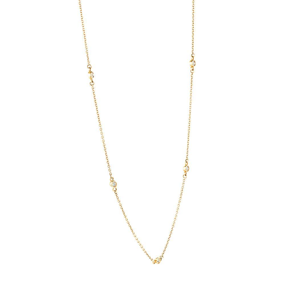 Diamonds by the Yard set with Lab-Grown Diamonds in 14K yellow gold 
