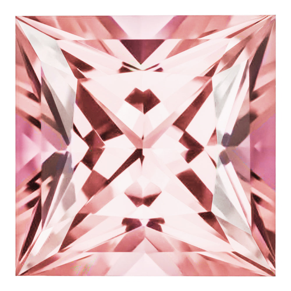 MD Fixed Princess Cut Side Stones 0.31ct x 2 (3.5mm) - Champagne Sapphire