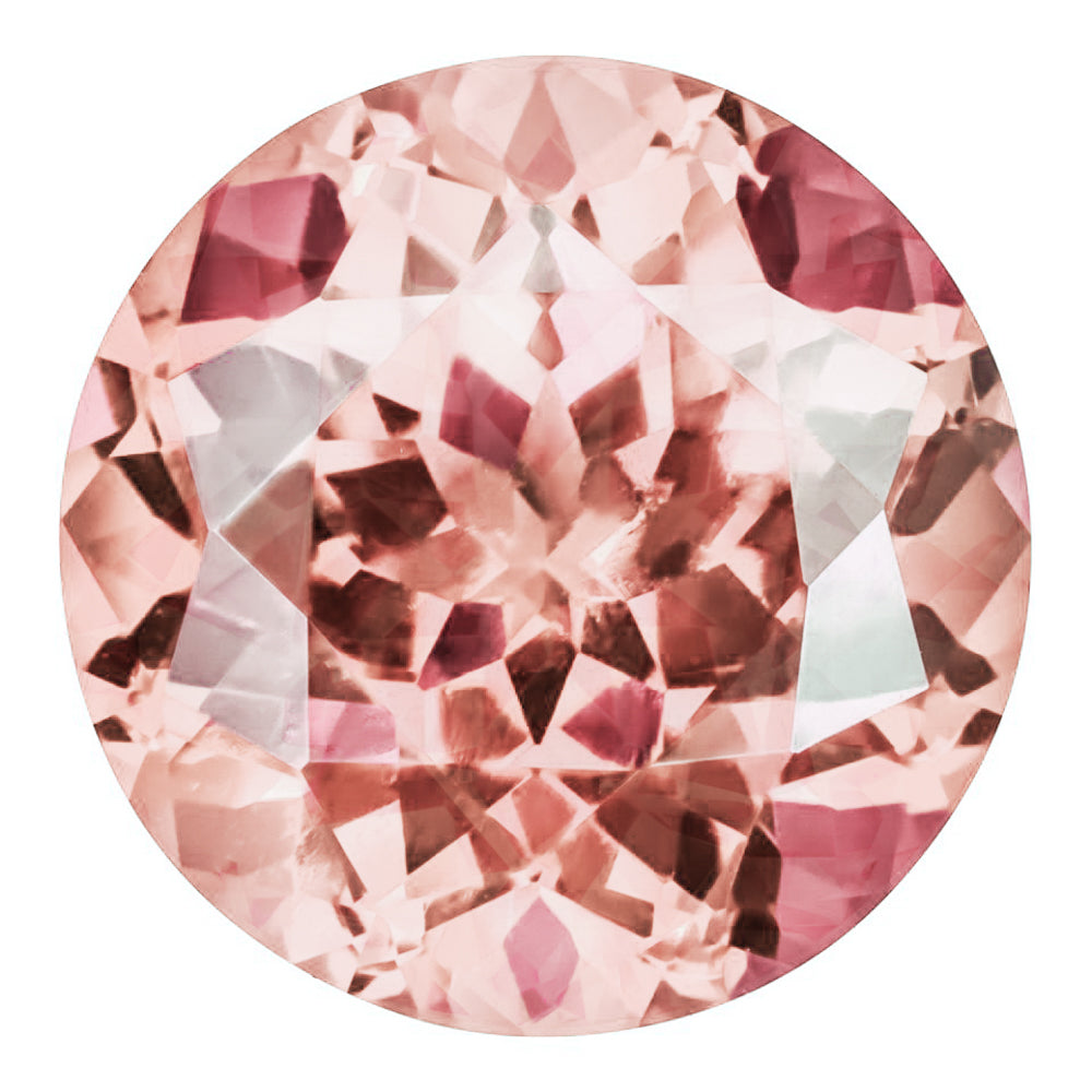 MD Fixed Round Cut Side Stones 0.35ct x 2 (4mm) - Champagne Sapphire