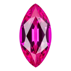0.70 Carat Marquise Cut Lab-Created Pink Sapphire