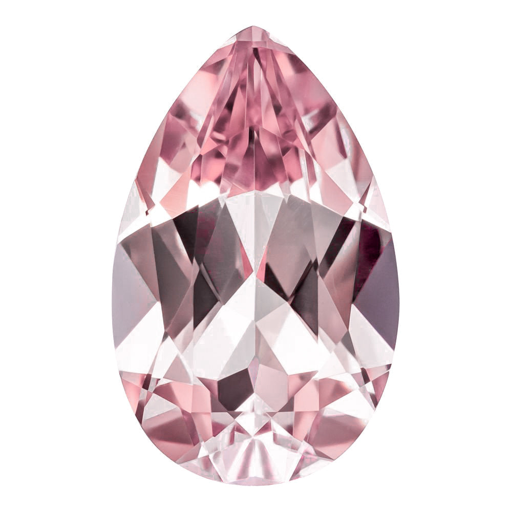 MD Fixed Pear Cut Side Stones 1.2ct x 2 (8x5mm) - Pink Champagne Sapphire