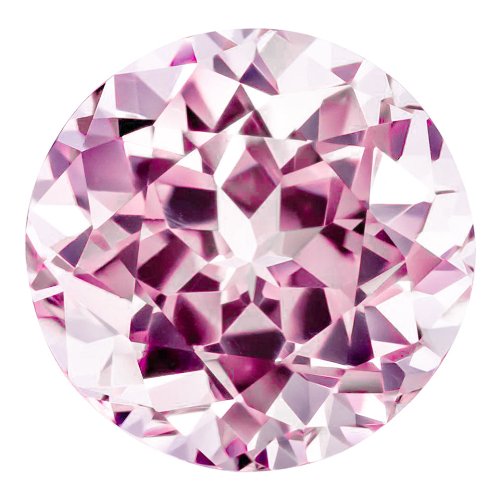MD Fixed Round Cut Side Stones 0.9ct x 2 (5.5mm) - Pink Champagne Sapphire