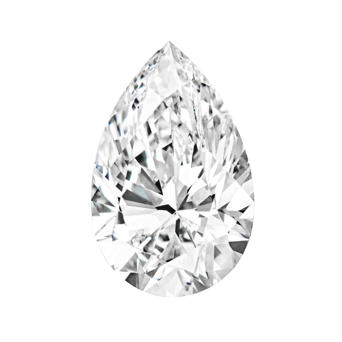 2.00 Carat Pear Cut Diamond Hybrid