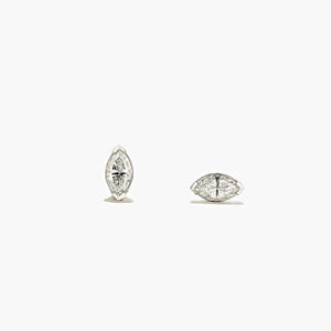 Marquise Stud Earrings - 0.33ctw Lab-Grown Diamond (RTS)