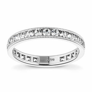  Affordable Eternity Wedding Band in Lab-grown diamonds
