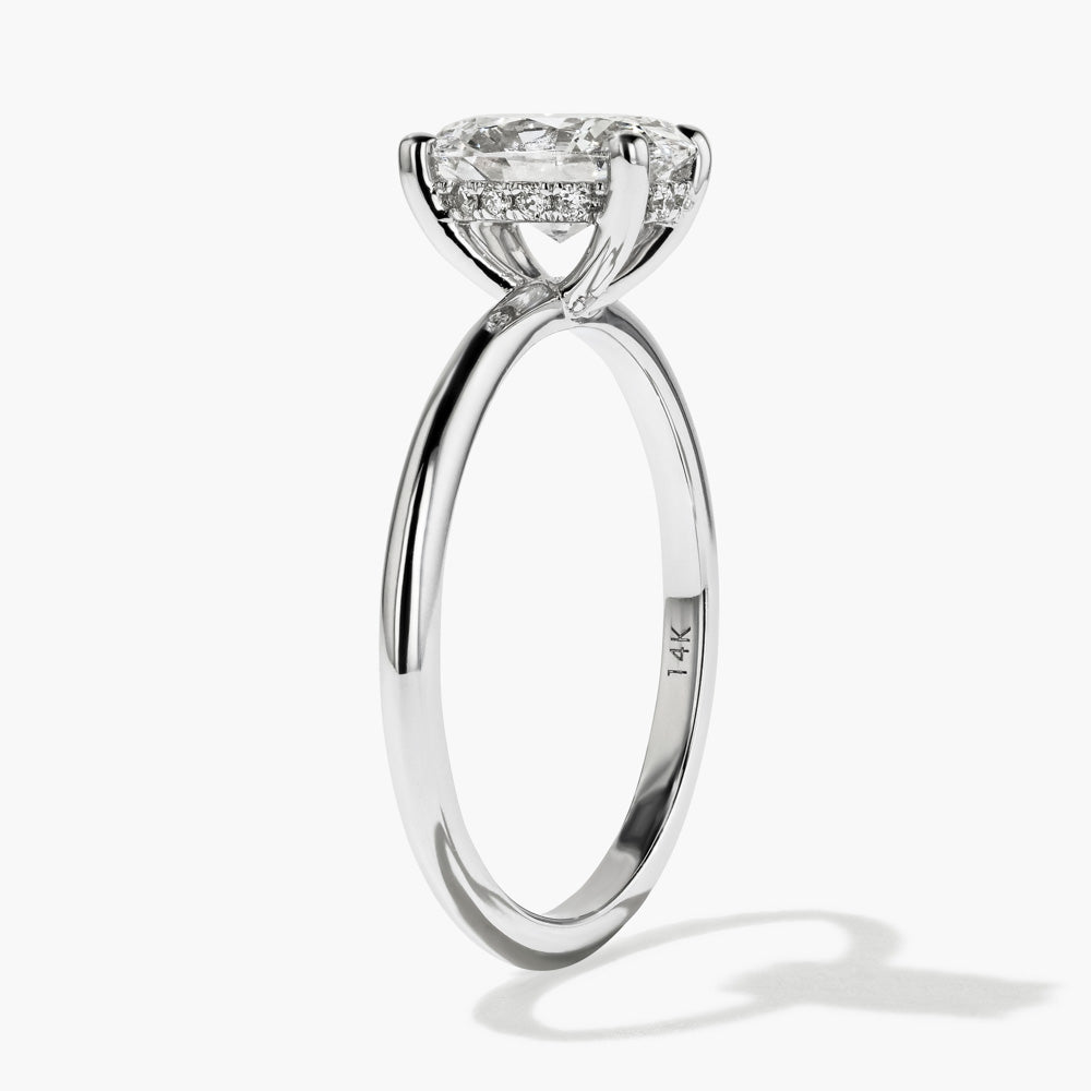 Millie Hidden Halo Engagement Ring - Oval 1.10ct Lab-Grown Diamond (RTS)