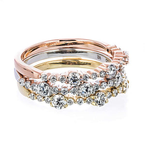 Multi Stone Stackable Ring Set