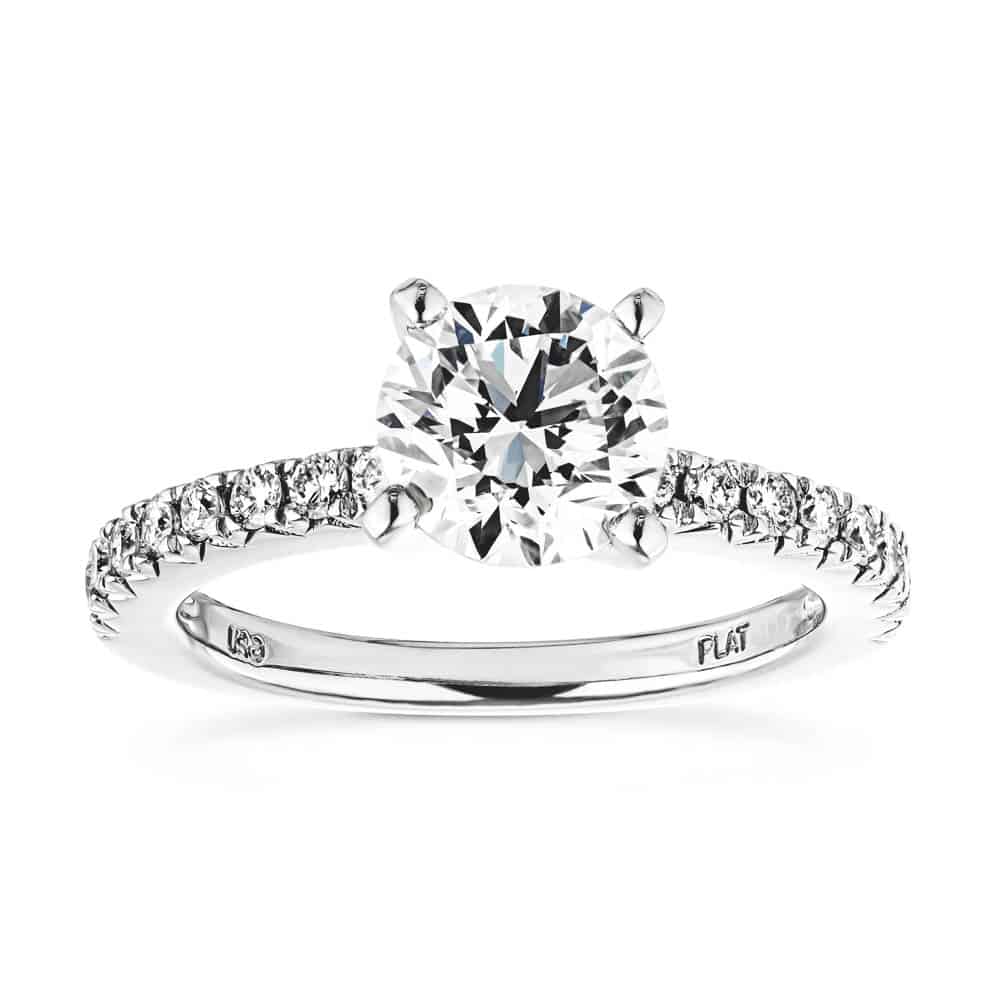 Noam Carver Platinum Oval Diamond Halo Engagement Ring Semi-Mounting - –  Moyer Fine Jewelers