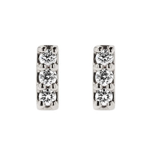 Petite Lab-Grown Diamond Bar Earrings