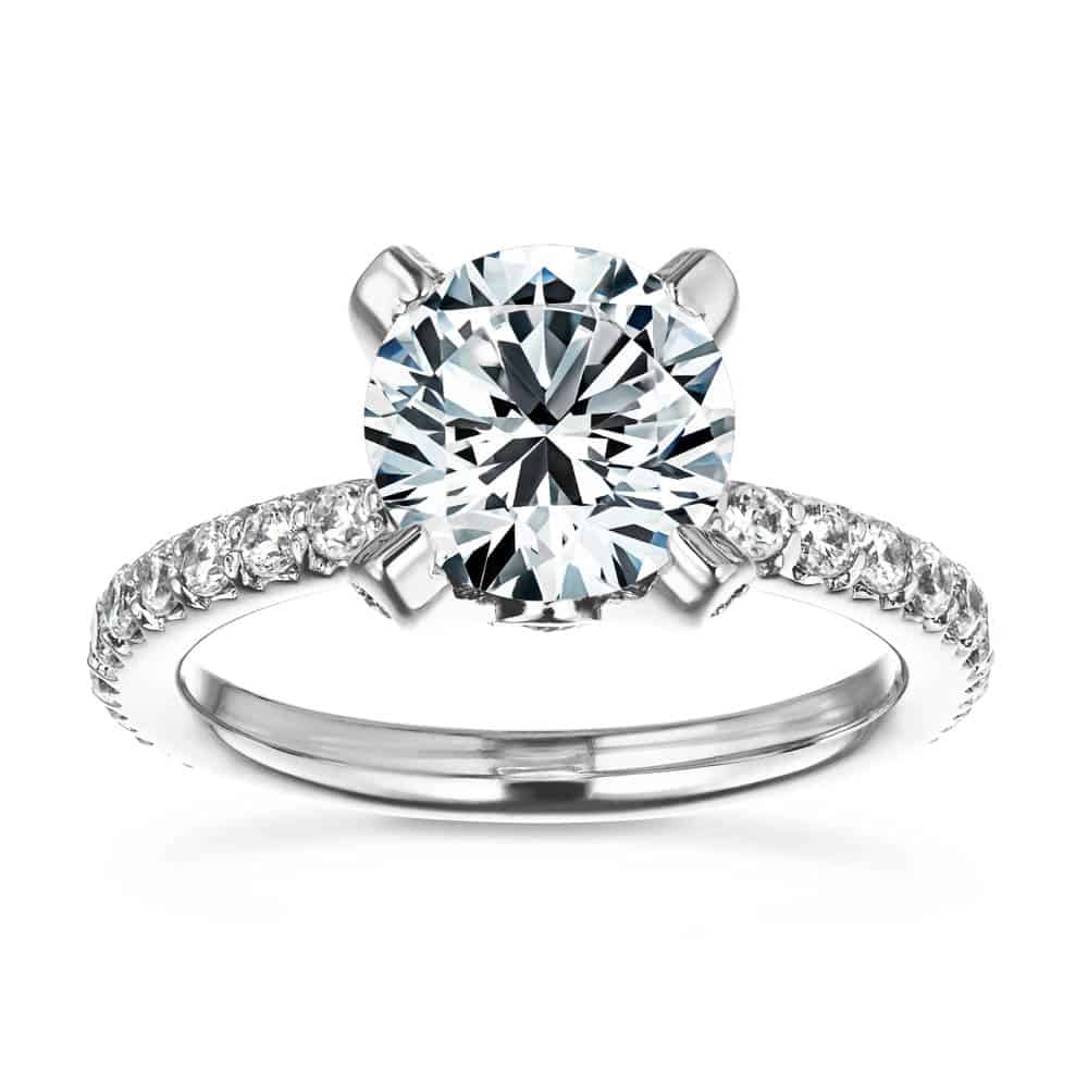 Reign Of Romance Simulated Diamond Ring Inspired By The Engagement Ring  Worn By Queen Elizabeth II