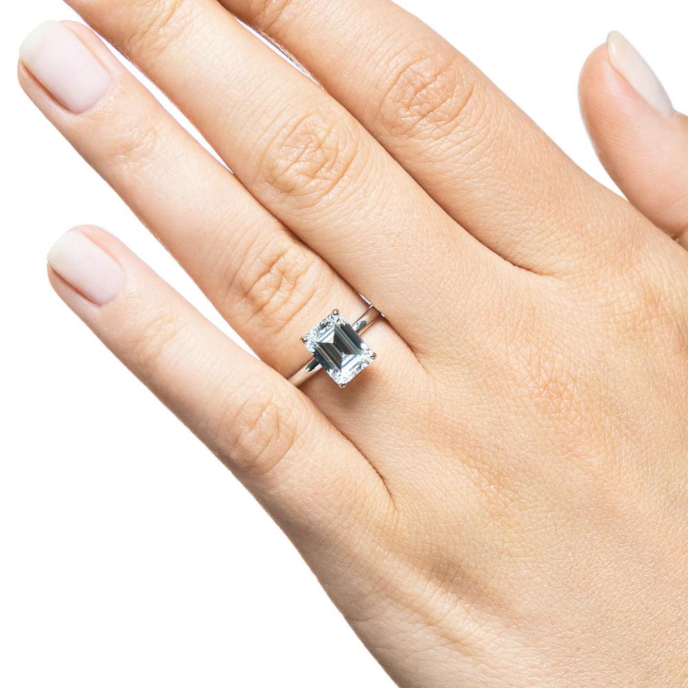 Traditional Solitaire Engagement Ring - MiaDonna