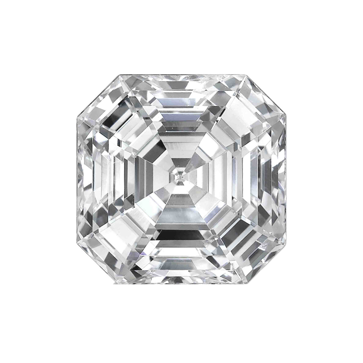 2.00 Carat Asscher Cut Diamond Hybrid
