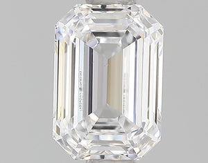 0.84 Carat Emerald Cut Lab Created Diamond