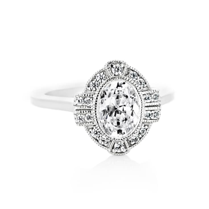 Calla Vintage Engagement Ring