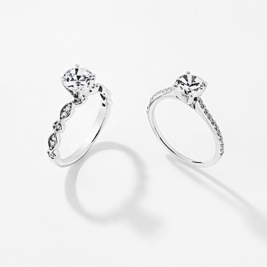 shop stackable lab grown diamond rings
